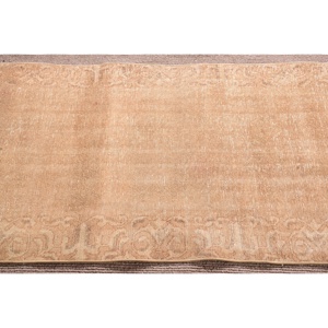 พรมตุรกี ขนาดใหญ่พิเศษ 2.6x6.5 ฟุต พรมลายต้นไม้และพืชสีเบจ - Product Image 4