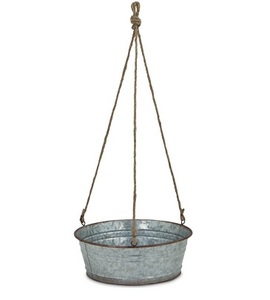 กระถางดอกไม้โลหะขนาดเล็กตกแต่งสังกะสี - Product Image 6
