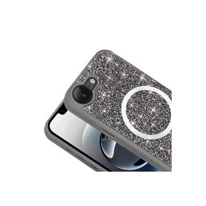 Funda de Silicona con Mosaico de Diamantes de Lujo para iPhone 16E, Compatible con MagSafe, Protección Premium Antihuellas, Ins 7 Plus - Product Image 5