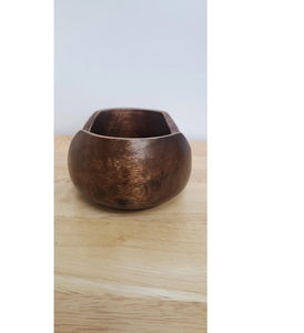 Posavasos de madera de Estilo Vintage único con tallado floral detallado y carrito de madera de la India - Product Image 4