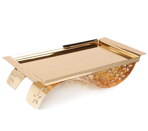 Placas de Metal decorativas de latón con acabado dorado, bandejas de boda de estilo religioso impresas digitales para cenar como regalo o decoración del hogar - Product Image 4