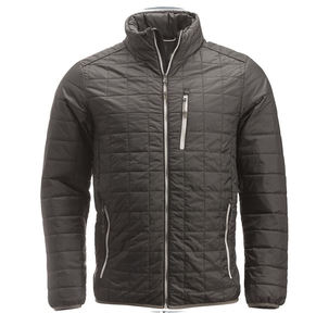 Personnalisé de Conception Hommes Hiver Épais Plein Zip Up Capuche Puffer Veste avec logo personnalisé - Product Image 1