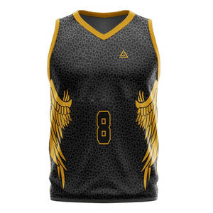 Maillot de basket-ball léger, respirant et à séchage rapide, 100 % polyester, dernier design, prix de gros - Product Image 1