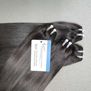 Extensions de cheveux humains vietnamiens droits à trame double étirée super 2025-doux, soyeux, sans enchevêtrement, sans perte - Product Image 6