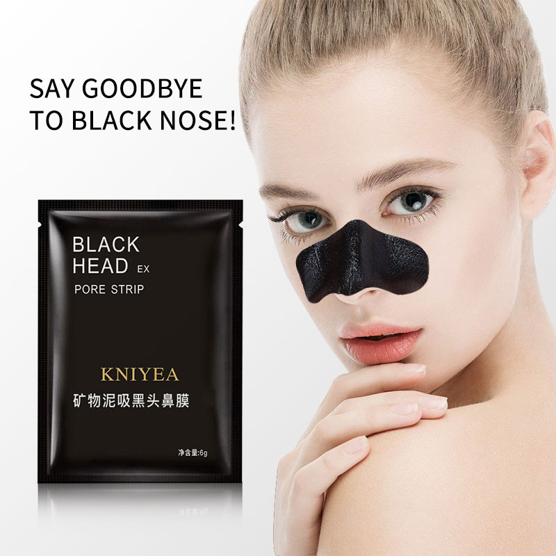 Vente chaude masque de nez minéral nettoyage en profondeur bandes d'élimination des points noirs pour le nez peau Pores rétrécissement Patch masque de nez