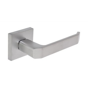 Tirador Puerta GAMET FULLA ALU, con Placa Cuadrada - Product Image 1