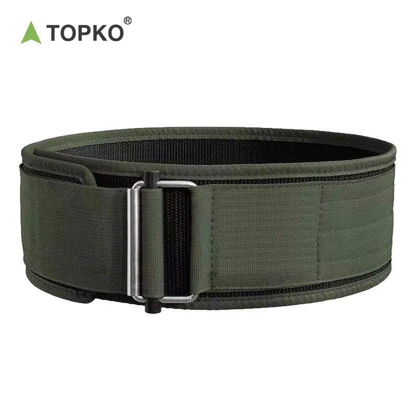 TOPKO Adjustable Protector Weightlifting Waist Belt High Quality Fitness Body Building Weight Lifting Powerlifting Gym Belt