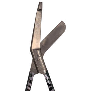 Pince à artères en acier inoxydable à pois noirs revêtus de fluorure Ensemble de 3 ciseaux d'allaitement Ciseaux à bandage - Product Image 4