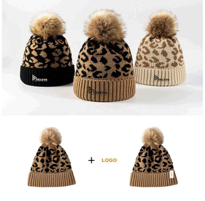 New Jacquard Customized Knitted Plain <b>Wool</b> Bennies Winter <b>Hats</b> <b>Men</b> Custom Fashionable 100% Acrylic Cuffed Winter Knit Beanie - Product Image 2