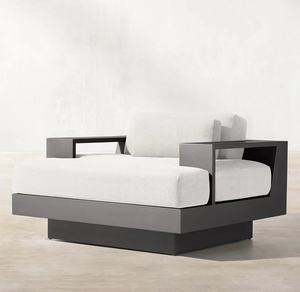 Modern Aluminum <b>Garden</b> Lounge <b>Sofa</b> Set Luxury Waterproof Patio Furniture Sectional Couch For Outdoor Villa Courtyard Hotel Use - Product Image 3