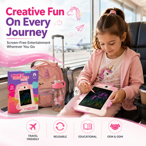 Tableta de Escritura LCD de 8.5 Pulgadas Paladin Pharma para Niños, Pizarra de Dibujo Digital con Diseño de Unicornio |   Juguete Educativo Reutilizable para Ejercicios de Matemáticas - Product Image 6