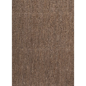 Tapis de salon Nomadic Threads PKJT-115 gris uni et noir, tissé à la main en jute et chanvre, tissage plat, taille 9x12 - Product Image 3