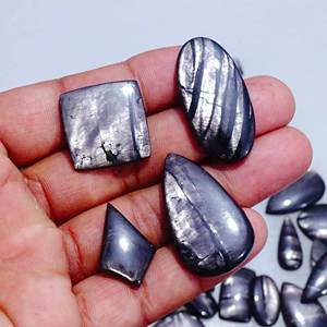 Joyería de forma de mezcla personalizable de poder Natural, piedras preciosas superiores, hipersteno cabujón suelto de cuarzo, alta calidad AAA + - Product Image 5