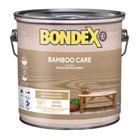 BONDEX Revêtement Liquide Soin du Bambou Séchage Rapide Protection UV Finition Mate Brillante 2,5 Litres pour la Restauration de Meubles