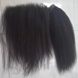 ผมมนุษย์แท้เวียดนาม1B 22in-30in ตรงแบบหยักศกความละเอียดสูงยากิสำหรับผมส่วนหน้าผาก13x4" - Product Image 1