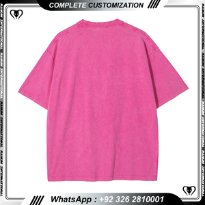 เสื้อยืดสตรีทแวร์ผู้ชาย ผ้าฝ้าย/โพลีเอสเตอร์ 100% วินเทจ ล้างสีแบบแอซิด พิมพ์ลายสกรีน ปรับแต่งได้ ระบายอากาศได้ดี - Product Image 6