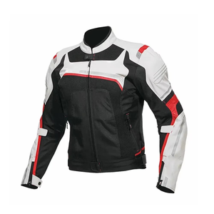Chaqueta de motocicleta Unisex de talla grande transpirable personalizada impermeable a prueba de viento de cuero de carreras de bajo precio - Product Image 3