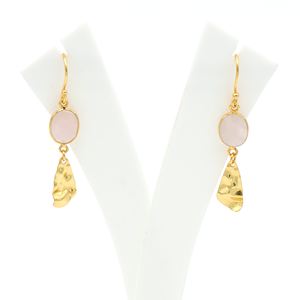 Pendientes de gota de latón DUA al por mayor | Joyería de boda de moda chapada en oro de 18 quilates hecha a mano para Mujer | Proveedor indio B2B - Product Image 5