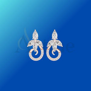 Diseño DE CORONA DE LUJO 925 Plata Hip Hop Joyería de moda Iced Out Moissanite Pendientes de diamantes Listo para enviar - Product Image 1
