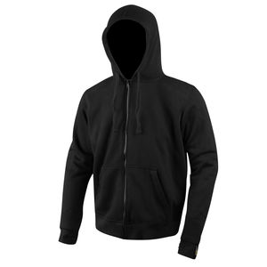 Custom Printed Men's Black <b>Biker</b> Motorcycle Fleece Zipper <b>Hoodie</b> Jacket Sportswear CE Armor Flame-Retardant Quick Dry Breathable - Product Image 1