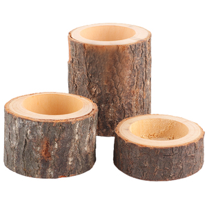 Maison de mariage Hôtel Table Centre de table Bougeoir Offre Spéciale Bougeoir votif en bois - Product Image 1