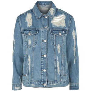 Veste en jean mode de haute qualité pour hommes, tricotée, brodée, respirante, grande taille, design uni et délavé, vente en gros - Product Image 1