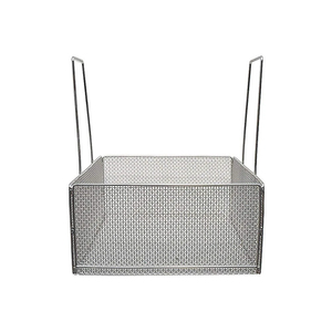 Bandeja de esterilización de malla de alambre de acero inoxidable de grado quirúrgico con mango de caída para uso médico en autoclave - Product Image 6