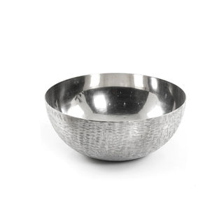 ชุดชามผลไม้สแตนเลสทุบเกรดสูงดีไซน์ทันสมัยพร้อมฐานอลูมิเนียมกระจกและชุบทองสำหรับงานปาร์ตี้ - Product Image 2