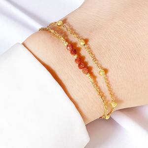 Double Layer Pink Opal Gemstone Beads <b>Bracelet</b> - 925 <b>Silver</b> <b>Bracelet</b> Jewelry - <b>Women</b> <b>Bracelet</b> Wholesale - Product Image 3