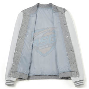 New Design Solid Color Men Letterman Winter Jacket Streetwear <b>Warm</b> <b>Clothing</b> Letterman Winter Jacket For Men - Product Image 3