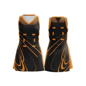 Uniforme de Netball Reversible Directo de Fábrica, Jersey de Netball Personalizado 100% Poliéster para Mujer, Talla Grande, Servicio OEM - Product Image 3