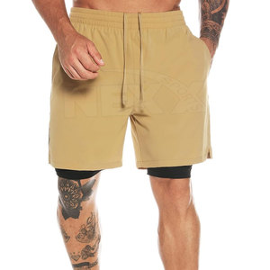 Pantalones Cortos de MMA para Hombre, para Grappling, BJJ, Jiu Jitsu Brasileño, Sin Gi, Doble Capa, para Entrenamiento y Combate, Duraderos, Ligeros, Personalizados, OEM - Product Image 1