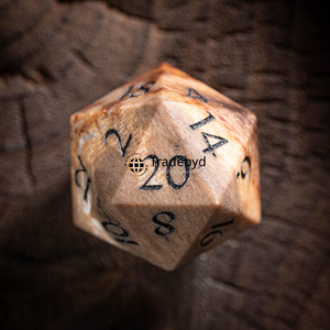 Dés en bois polyédriques faits à la main, ensemble de 7 pièces, collection de qualité supérieure, durables, écologiques, dés de jeu de rôle de table pour Donjons - Product Image 2