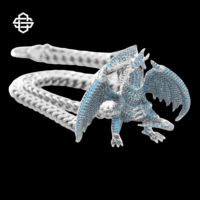 Pendentif Dragon Luxe Iced Out pour Homme en Argent 925 Plaqué Or avec Moissanite, Style Hip Hop, Bijou Tendance, Cadeau