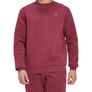 Unisex Professional Solid Winter Plain Dyed Crewneck <b>Sweatshirt</b> Lightweight <b>Fleece</b> Cotton Blended Printed Hoodies Men - Product Image 2