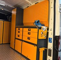 Sistemi di Scaffalature Modulari per Furgoni DETAY OEM/OBM di Alta Qualità, Facilmente Assemblabili, con 12 Cassetti per Veicoli di Servizio Mobili