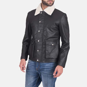 Winter Vintage Reversible Genuine Leather Zippered <b>Jacket</b>-XS to XL - Product Image 1