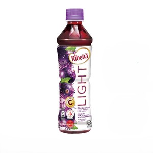 Ribena Bebida con sabor a grosella negra Botella para mascotas Sabor ligero y regular 450mL - Product Image 1