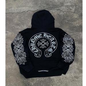 Vente en gros 100% coton polaire décontracté fermeture éclair à capuche manches longues impression numérique personnalisable pour l'hiver Street Wear unisexe - Product Image 2