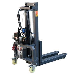 Mini Montacargas Eléctrico de 300 kg con Batería de Iones de Litio, Desplazador Lateral Hidráulico, Apilador Autocargable de Paletas Anchas para Restaurantes - Product Image 4