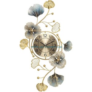 <b>Vintage</b> Black and Gold Color Butterfly Shape Unique Wall Hanging Clock Attractive Designer Handmade Best Sale Home Wall Clock - Product Image 3