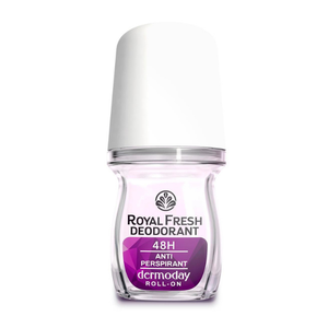Déodorant Roll-On Dermoday Royal Fresh pour Femme 50ml Anti-Transpirant 48H Sans Traces Blanches - Product Image 1
