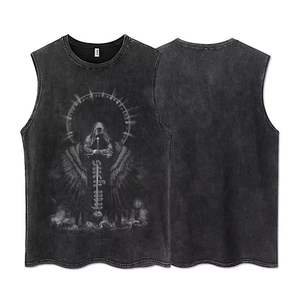 Camiseta sin Mangas para Hombre, Diseño de Alta Calidad, Precio al por Mayor, Ropa Deportiva, Talla Adulto, Top Ventas, Camiseta de Gimnasio - Product Image 2