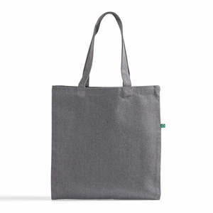 Eco-Friendly Classic Recycled Canvas Tote <b>Bags</b> RC200 <b>Medium</b> Size Cotton with Plain Letter Screen Advertising Daily Use - Product Image 6