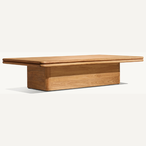 Meuble de table rectangulaire, style moderne en bois de teck de haute qualité pour une utilisation extérieure durable - Product Image 2