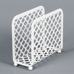 Wholesale Supply Metal Decor Tabletop <b>Tissue</b> Dispenser Fancy Decorative Napkin Rack Wire Holder - Product Image 3