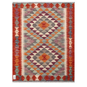 Alfombra Imaco Maimana Afganistán Kilim 115 X 89 cm Alfombra Afgana Tradicional Hecha a Mano - Product Image 1