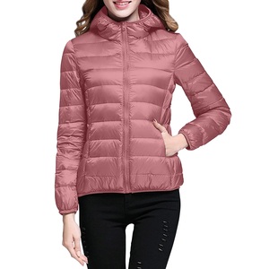 Chaqueta acolchada de algodón grueso para mujer, cuello levantado, tendencia de invierno, marca teñida lisa de talla grande - Product Image 5