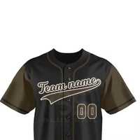 Maillot de baseball personnalisé 100% polyester, haute qualité, respirant, maillots de sport