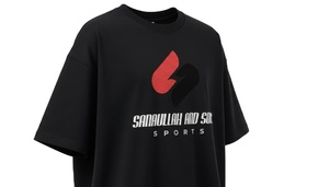 เสื้อยืดโอเวอร์ไซส์ทรงหลวมสำหรับผู้ชาย ขายส่ง พิมพ์โลโก้ตามสั่ง ผ้าฝ้าย 100% ป้องกันขนร่วง น้ำหนัก 180 กรัม สไตล์สตรีทแวร์ ทรงไหล่ตก - Product Image 4